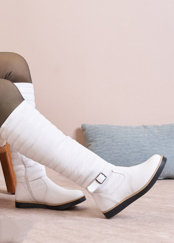 Kayla Zip Detail Knee High Boots