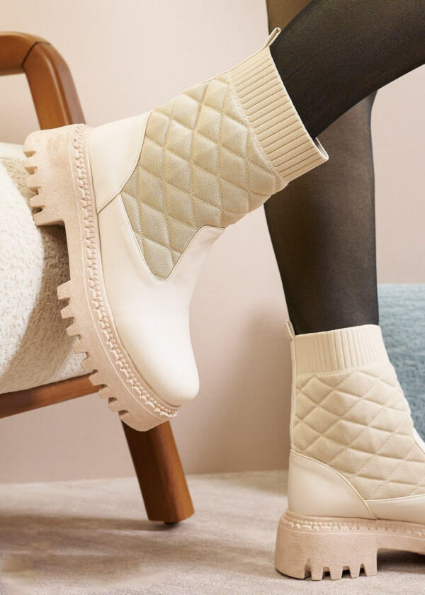 Roben Shearling Chelsea Boots