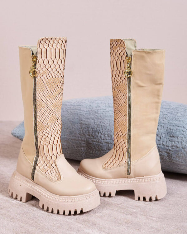 Chunky Knee High Boots