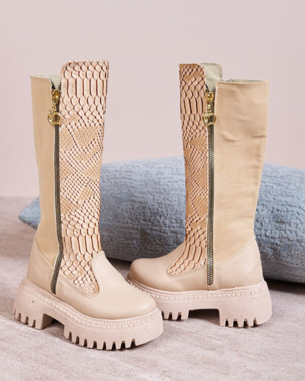 Chunky Knee High Boots