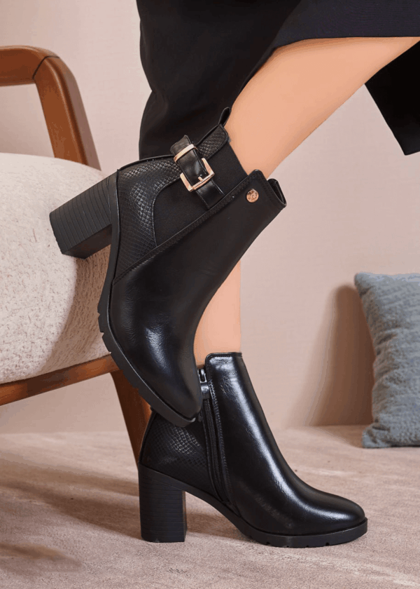 Block Heel Ankle Boots