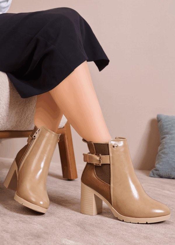 Block Heel Ankle Boots
