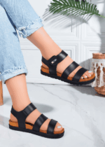 ⁦Women's Comfort Knitted Flat Heel Sandal⁩ - الصورة ⁦2⁩