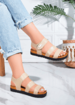 ⁦Women's Comfort Knitted Flat Heel Sandal⁩ - الصورة ⁦2⁩