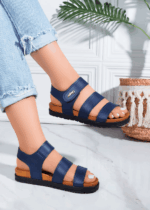 ⁦Women's Comfort Knitted Flat Heel Sandal⁩ - الصورة ⁦2⁩