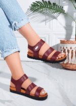 ⁦Women's Comfort Knitted Flat Heel Sandal⁩ - الصورة ⁦2⁩
