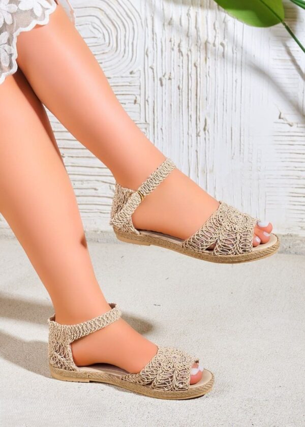 Women's Comfort Knitted Flat Heel Sandal